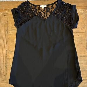 Black lace top